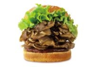 【ドムドムハンバーガー】雪国まいたけを大胆に挟んだ「今夜は まいたけバーガー」期間限定で復活