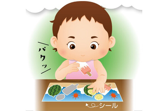 シールブームの影に潜む乳幼児の「誤飲」事故に注意、もしもの時の応急処置は? - 東京都が呼びかけ