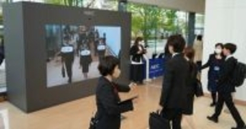 NEC、入社式に顔認証導入で受付が60分から15分に　森田社長「変化を仕掛ける側に」
