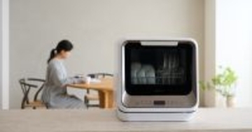 シロカ、1～3人向けの卓上型「食器洗い乾燥機 SS-M171」- タンク式と分岐水栓の2Wayタイプ