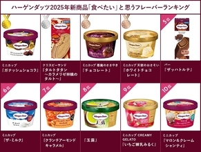 【ハーゲンダッツ】ファンが選ぶ「食べたい」フレーバー総選挙2025 - 1位は濃厚チョコ系のあの商品