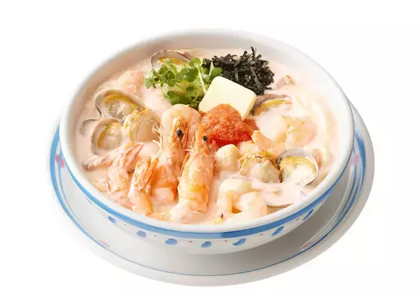 ジョリーパスタ、春色の「～スープパスタ～ エビの明太子クリームスープ」を発売