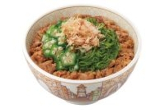 すき家、ねばとろの「めかぶオクラ牛丼」登場 - 山かけや生姜のせも