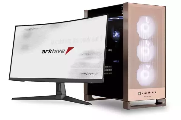 アーク、やわらかいモカブロンズカラーのゲーミングPC