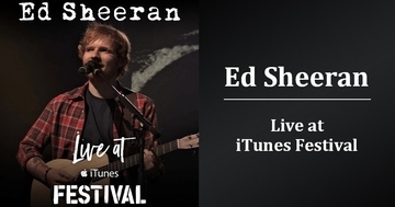 エド・シーランのライブ映像、JOYSOUNDで無料配信　2014年「iTunes Festival」104分