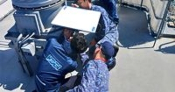 海上自衛隊の練習艦「かしま」「しまかぜ」にStarlinkのサービスを導入