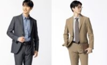 トレンドのデニム・シャンブレー調で登場! 高伸縮なのにきちんと感「スーパーストレッチセットアップ」