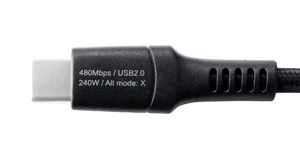 充電速度やデータ転送速度がひと目で分かる！　印字付きのUSB-Cケーブル　エレコム