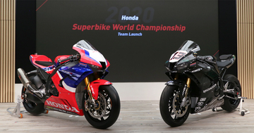 ホンダがFIMスーパーバイク世界選手権の参戦車両を公開!