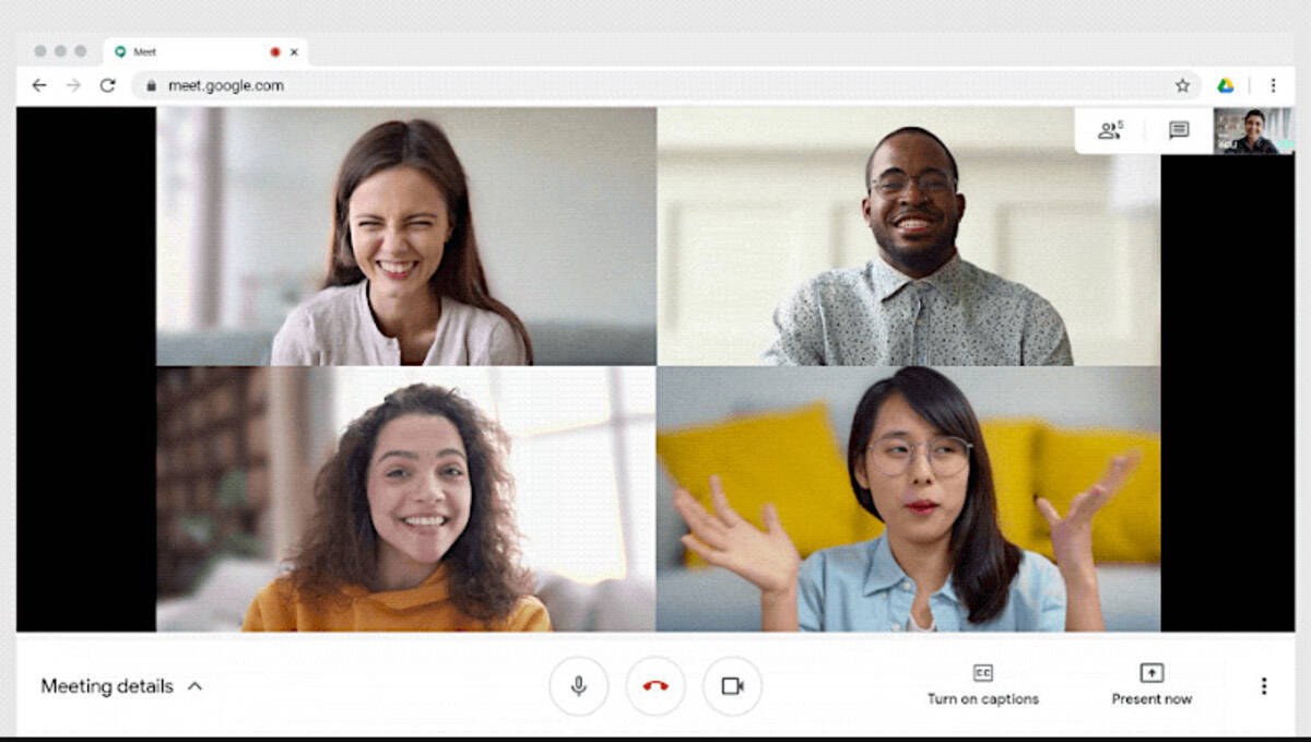 Google Meet 通話中に背景をぼかす機能を追加 エキサイトニュース