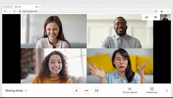 Google Meet 通話中に背景をぼかす機能を追加 エキサイトニュース