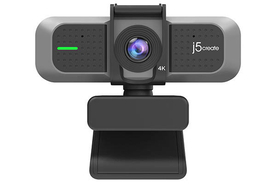 j5create、4K画質対応のWebカメラ　大型センサー＋明るいレンズ