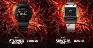 カシオ、「ストレンジャー・シングス」コラボ第2弾 - 「裏側の世界」を表現