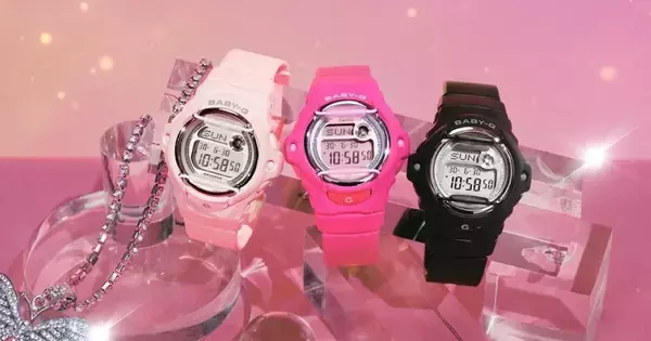 カシオ「BABY-G」新作はY2Kファッションに合うグリッターモデル