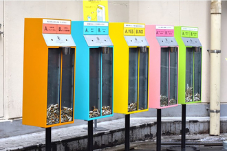 渋谷センター街に"究極の2択"をせまる投票型喫煙所が土日限定で登場
