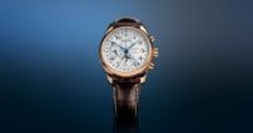 ロンジンの新作、伝統と複雑機構を備えた「マスターコレクション クロノグラフ ムーンフェイズ」