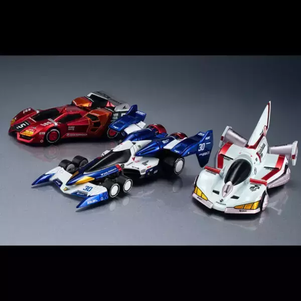 『新世紀GPXサイバーフォーミュラ』富士岡サーキット決戦の3台がセットになって登場【プレミアムバンダイ 春祭り】