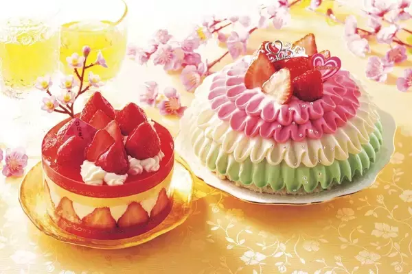 「シャトレーゼ、かわいい「ひなまつりケーキ」を全国で期間限定販売」の画像