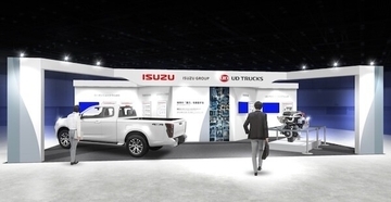 いすゞとUDトラックスが「人とくるまのテクノロジー展2026」に出展! 電動ピックアップトラックの実物が降臨