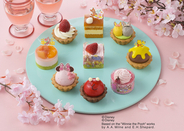 【銀座コージーコーナー】「ミッキー&amp;ミニー」、「プーさん」、「バンビ」の春限定お花見スイーツを発売
