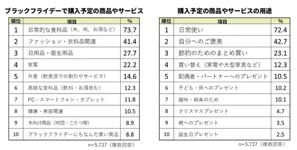 2025年の「ブラックフライデー」は11月28日 - 購入するもの1位は?