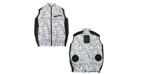 環境温度から最大－19度のペルチェ冷却プレート＋ファン付きウェア「冷蔵服4」