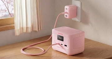 Jackery、ポタ電スタイルのモバイルバッテリーに新色「チェリーブロッサム」