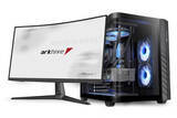 「アーク、曲面ガラスサイドパネルのThermaltake「Vision 330 CR ARGB」採用ゲーミングPC」の画像1