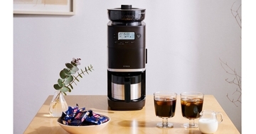 シロカ、全自動コーヒーマシン「カフェばこ PRO」にステンレスサーバーモデル