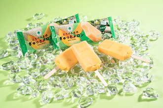 【ファミマ】産地応援アイスバー「とろける食感 ぎゅっとメロン」発売 - 北海道産夕張メロン・富良野メロンの果実を21%使用