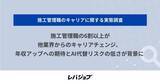 「施工管理職の約7割が転職視野、6割超が異業種から流入 - レバレジーズ調査」の画像1
