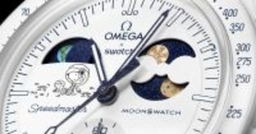 雪の日しか買えない時計 - スウォッチ「MISSION TO EARTHPHASE – MOONSHINE GOLD」は1本ごとに異なる雪の結晶