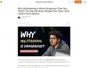 マルチタスクは想像以上に危険？ある開発者の告白