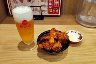 1000円くらいで1杯飲んで帰りたい 第13回 【天下一品】「こってり」ラーメンを食べずにちょい飲み! ビール×から揚げをきめたらやっぱり"二千べろ"にしたくなった
