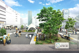 「津田沼PARCO」跡地に駅前広場が誕生! 10月1日オープン、キッチンカーやイベントも