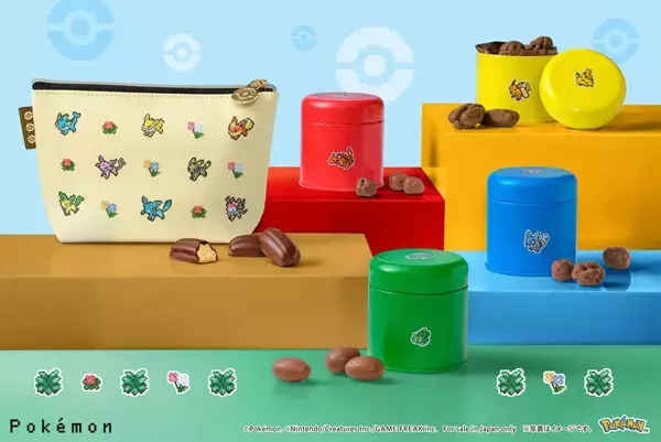 【メリーチョコレート】「ポケモン」がバレンタイン商品に登場 - ドット絵の缶入りチョコや、クッキー入りポーチなど