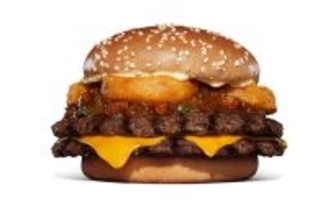 【バーガーキング】"ビッグマウス"から刻みベーコンを使用したスモーキーな新作「ベーコンダブルビーフ」「オニオンリングダブルビーフ」発売