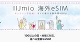 「IIJ、海外向けデータ通信サービス「IIJmio 海外eSIM」開始 - 24時間トラブル対応」の画像1