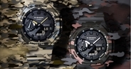 カシオ、オリジナル迷彩を採用した「G-SHOCK GA-2100CM」シリーズを発売