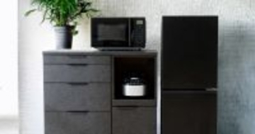 ニトリ、マットな質感でインテリアになじむファン式2ドア冷蔵庫