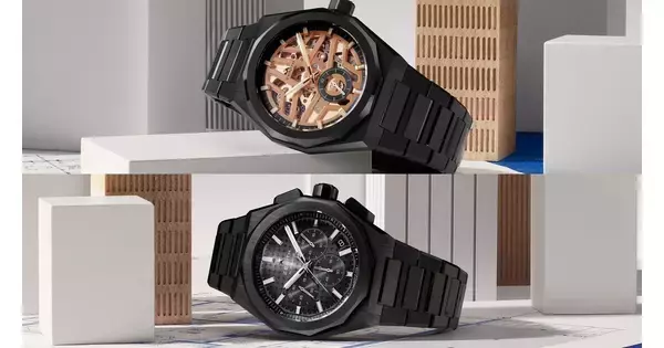 ブラックセラミックで統一したゼニスの新作「デファイ」