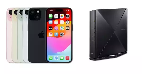 IIJ、中古良品「iPhone 15」とNEC製Aterm光回線ルータ4機種を販売開始