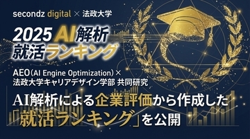AI解析による就活ランキングを公開、MBTI別おすすめ企業も - 法政大の学生と共同で設計