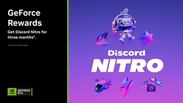 NVIDIA AppからDiscord Nitro 3カ月分を無料で入手できる！ 支払情報が必要
