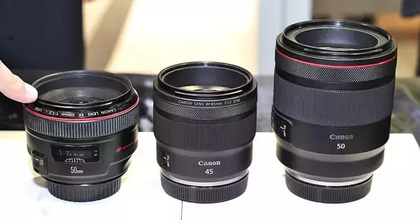 キヤノン、開放F1.2でも軽く安い「RF45mm F1.2 STM」　解像力はEF50mm F1.2L USMと同等