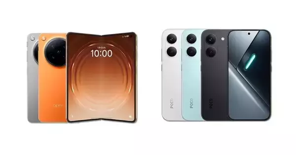 IIJmio、折りたたみスマホ「OPPO Find N6」など新たに6機種