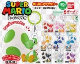 【全10色のヨッシーが勢ぞろい!】たまご型カプセルに入っためじるしアクセ「ヨッシーコレクション」が話題 -「紫ヨッシー可愛すぎるかも」「メンカラでつけたい」の声
