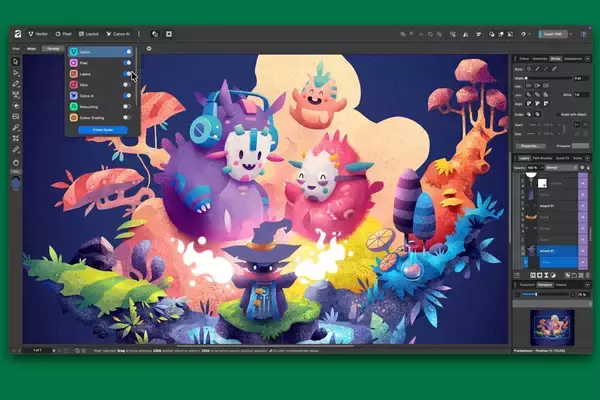 Canva、プロ向け統合デザインソフト「Affinity」を無償提供 サブスクモデルに対抗