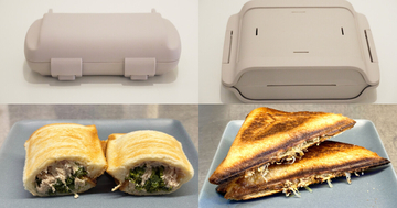 “焼かない”のにカリッと仕上がる？ ニトリのレンジ用ホットサンドメーカー2製品を使い比べてみた