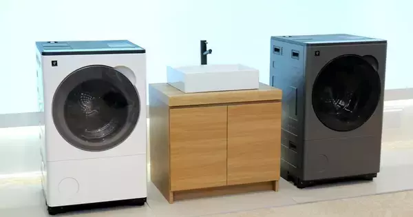 注目の理由は容量とヒートポンプ - シャープの新型ドラム式洗濯乾燥機は少人数世帯にちょうどいい